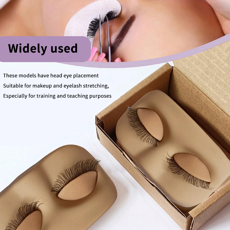 Eyelash Extension Model - Mini Kirpik Düz Model Kafa Uygulama