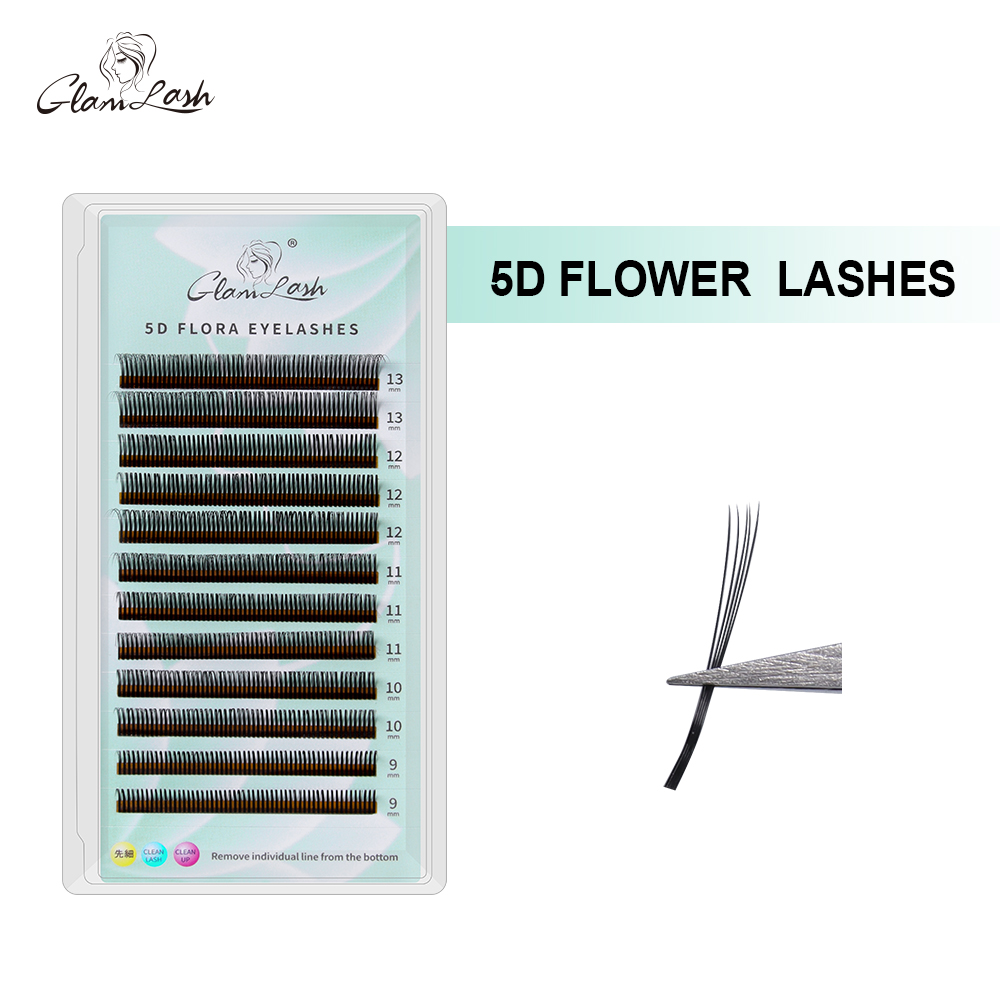 Eyelash Extension Anime Style - GLAMLASH 5D Çiçek Kirpikleri Hacimli Sivri