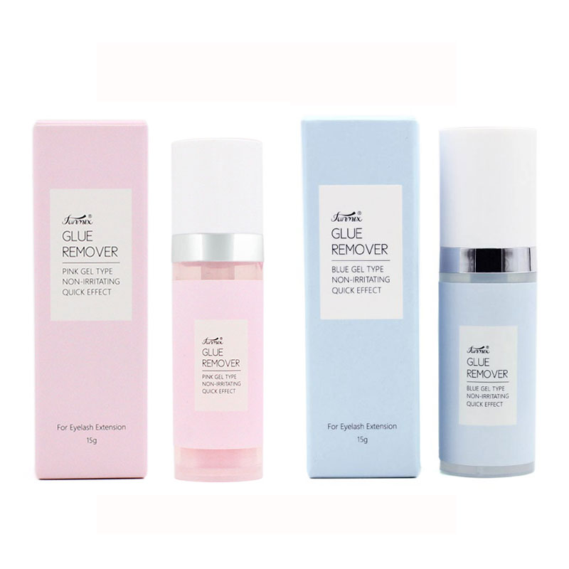 Eyelash Extension Remover Gel - 15g Pembe/Mavi Jel Sökücü Kirpik Uzatma