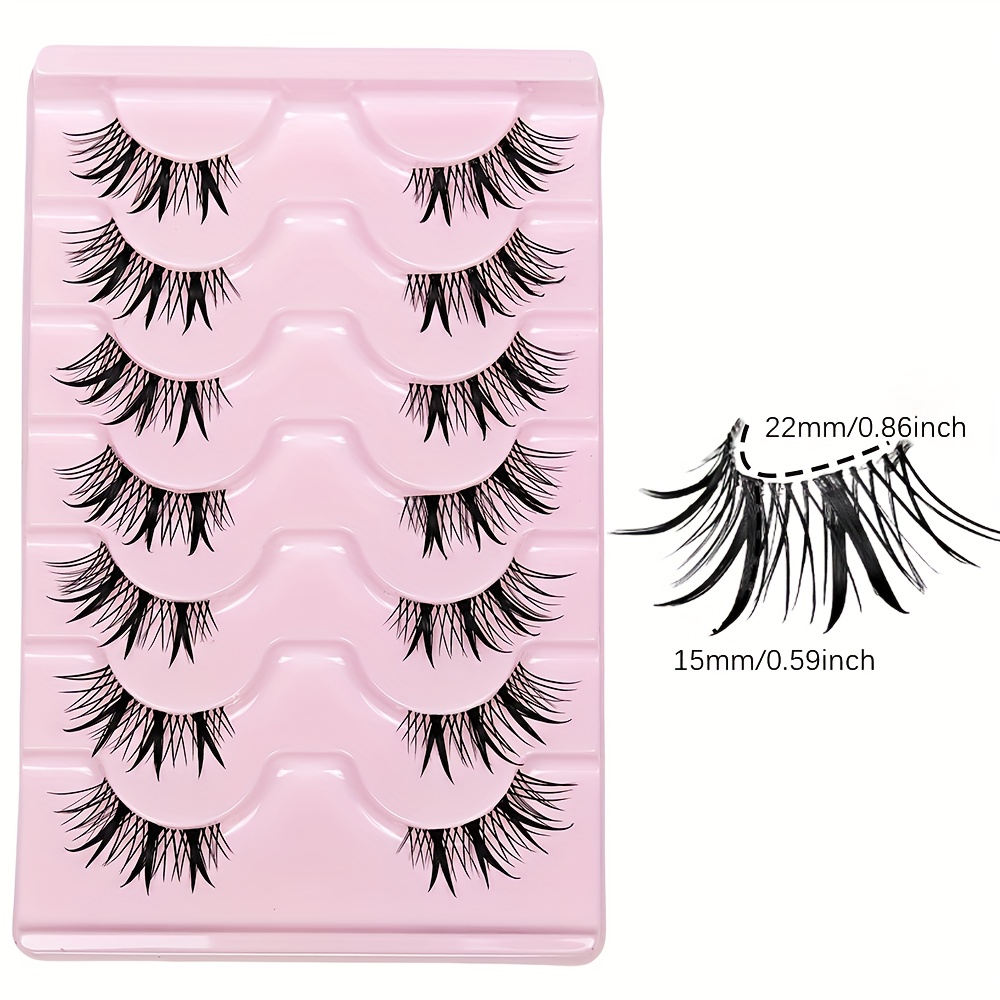 7 Çift Yarım Göz Takma Kirpik  - Eyelash Extension Japan incelemesi ve fiyatı