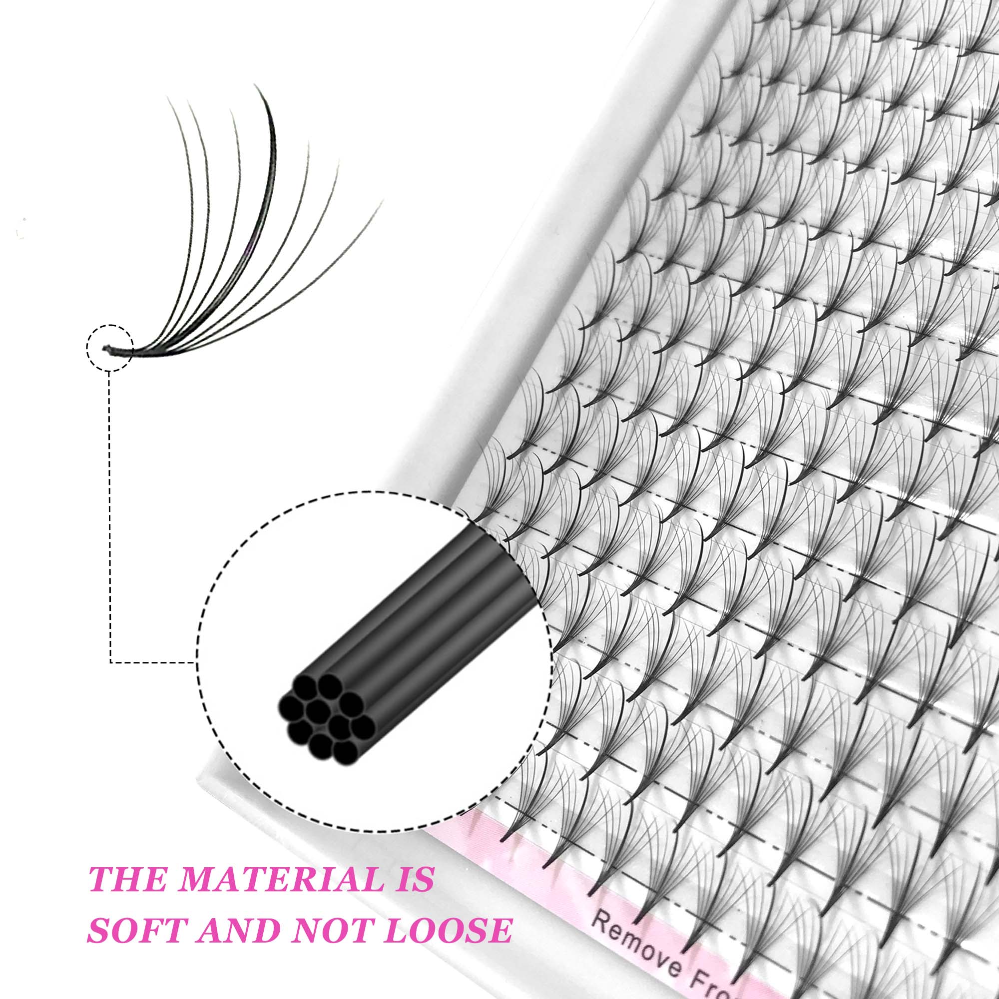 7D 300fans ince sivri taban pr - Eyelash Extension Hybrid incelemesi ve fiyatı