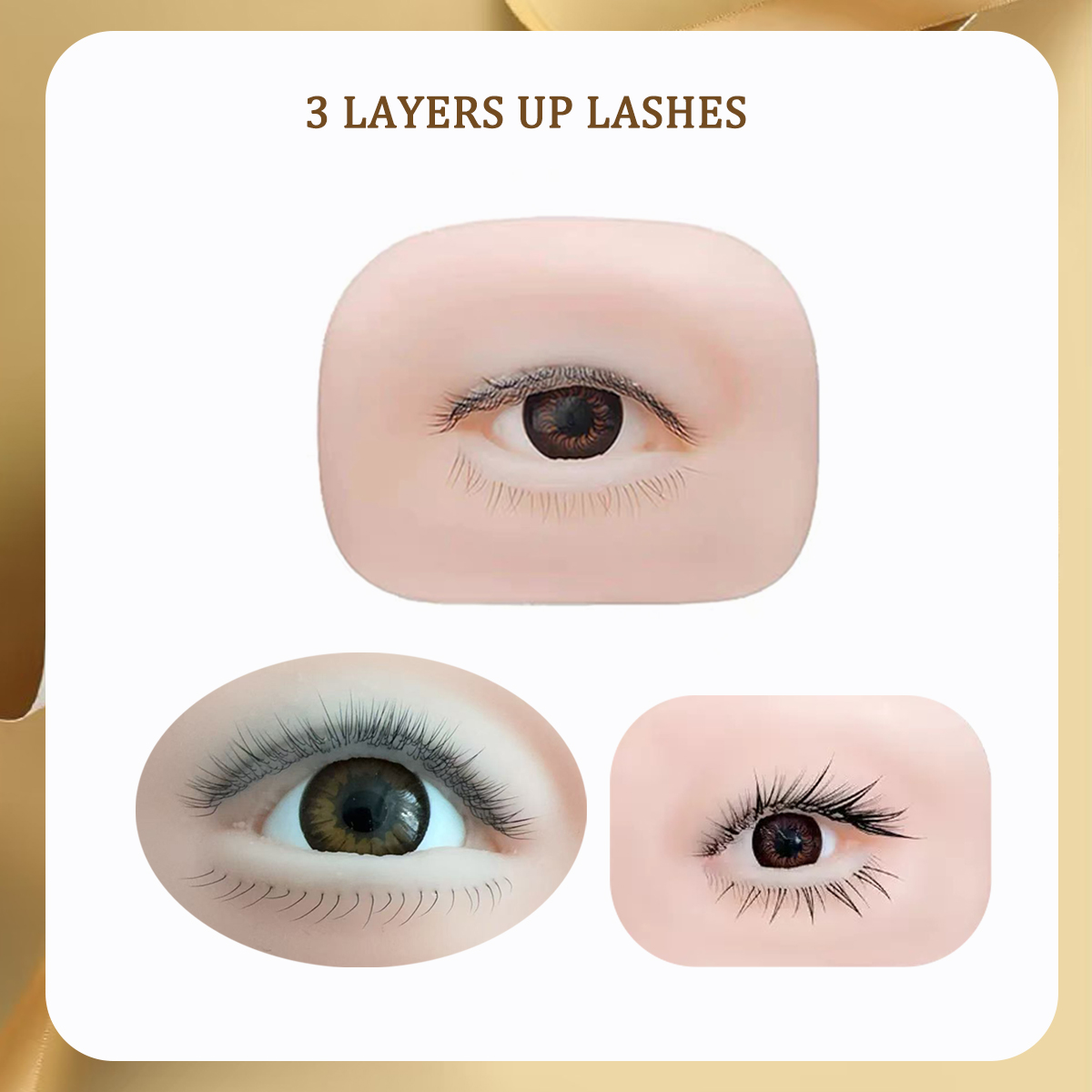 3D Yanlış Kirpik Manken Düz Be - Eyelash Extension Model incelemesi ve fiyatı