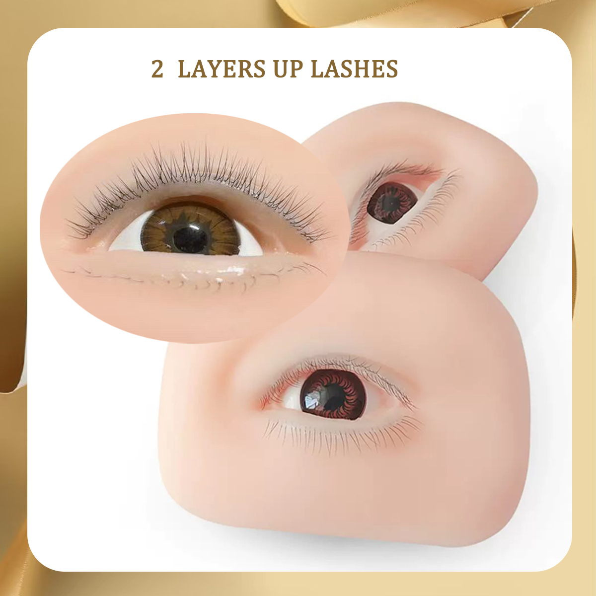 3D Yanlış Kirpik Manken Düz Be - Eyelash Extension Model incelemesi ve fiyatı