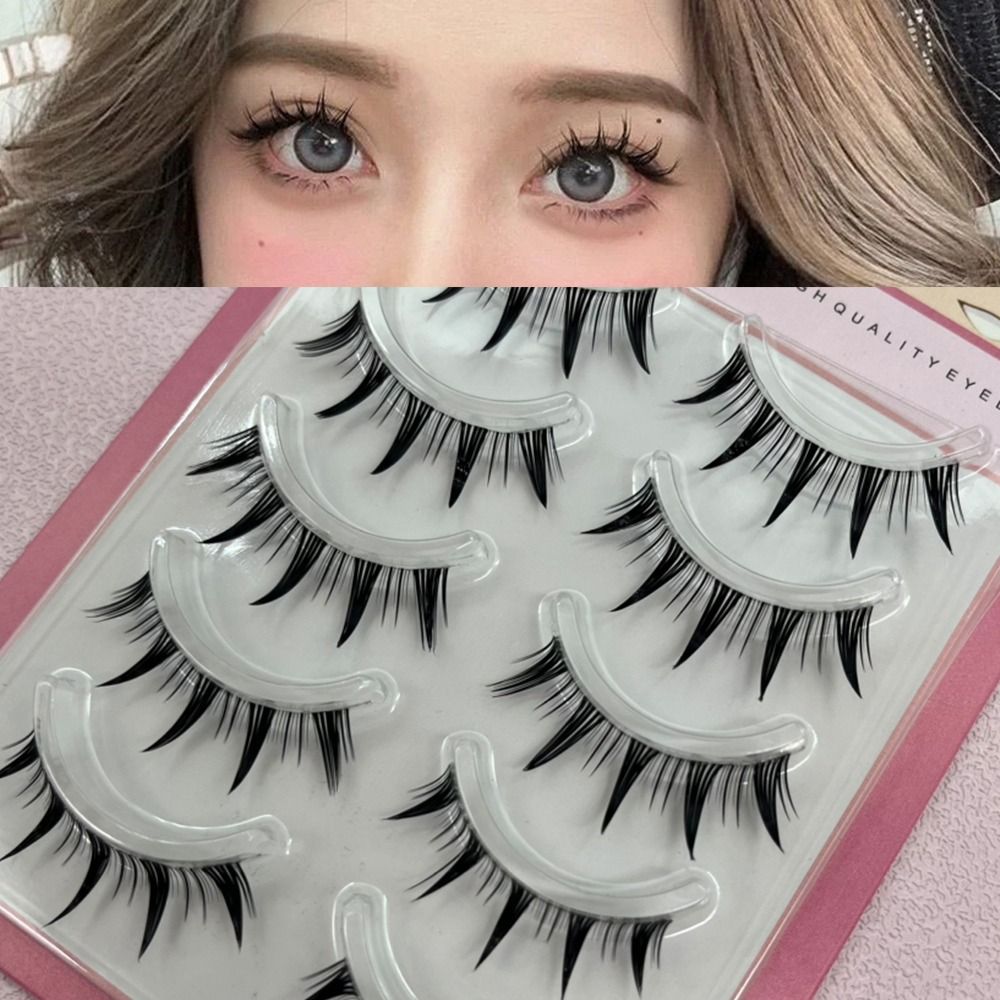 5 çift paketi japon Cosplay sa - Eyelash Extension Japanese incelemesi ve fiyatı