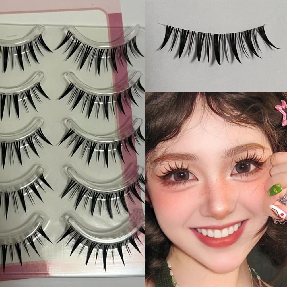 5 çift paketi japon Cosplay sa - Eyelash Extension Japanese incelemesi ve fiyatı
