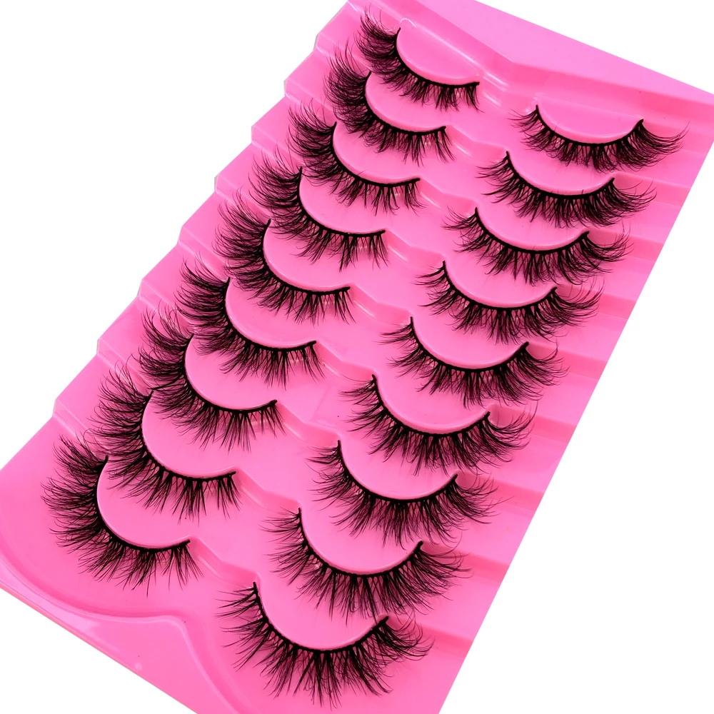 AMSDCN 9 Çift Vizon Kirpikler  - Eyelash Extension Volume Cat Eye incelemesi ve fiyatı