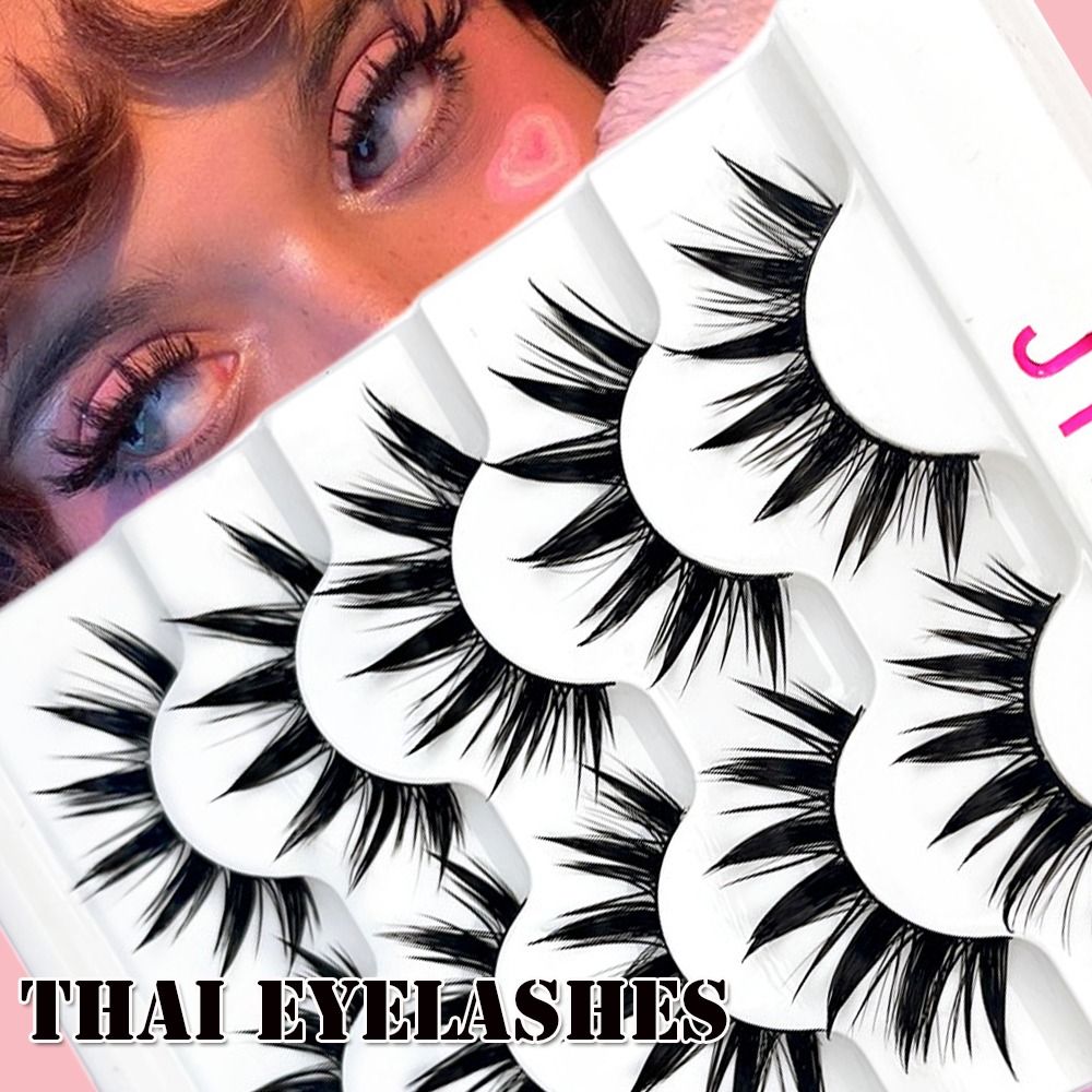 5Pairs kirpikler çünkü dans pe - Eyelash Extension Japanese incelemesi ve fiyatı