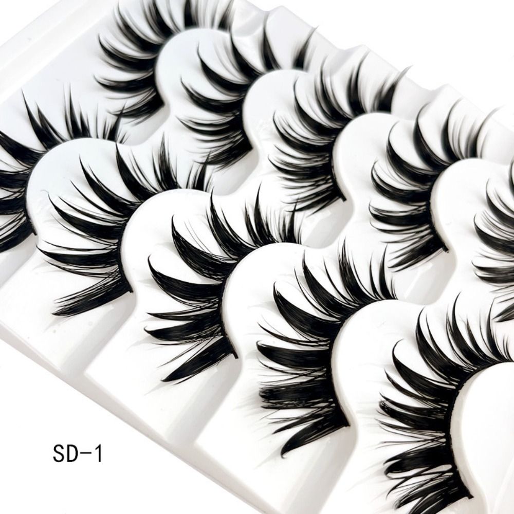 5Pairs kirpikler çünkü dans pe - Eyelash Extension Japanese incelemesi ve fiyatı